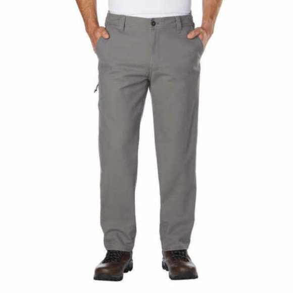 Gray NWT  Canvas Utility Pants for Men GH Bass - Picture 3 of 13